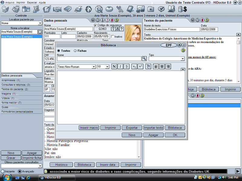 Software mdico para consultrios e clnicas